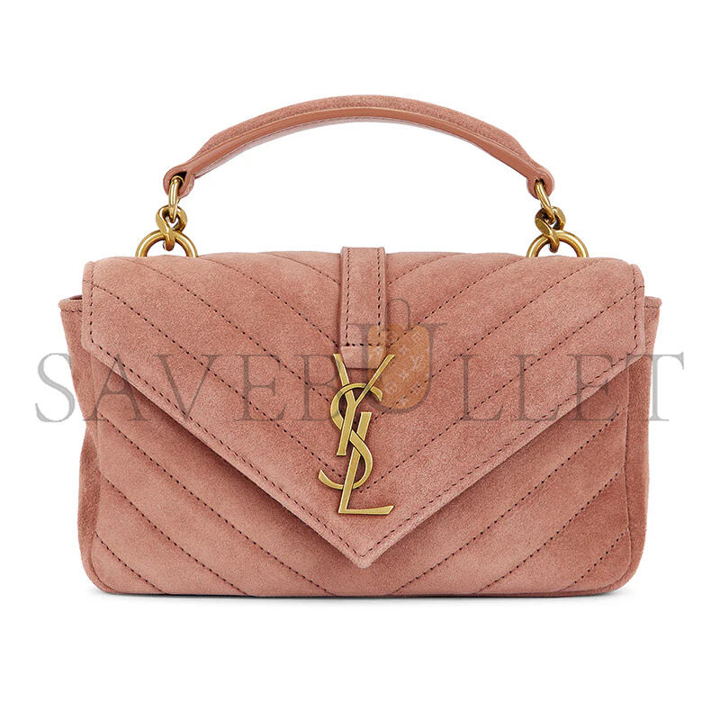YSL COLLEGE MINI IN SUEDE 7794301U8275922 (20*13*3cm)